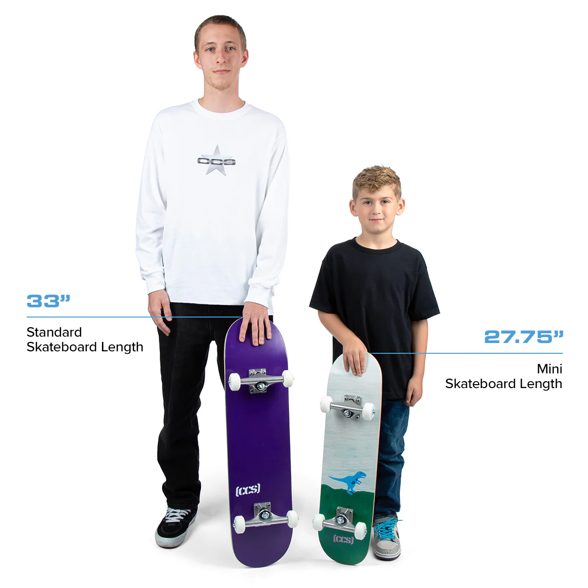 CCS Flame Surfer Mini Skateboard Complete - Multi - Image 4