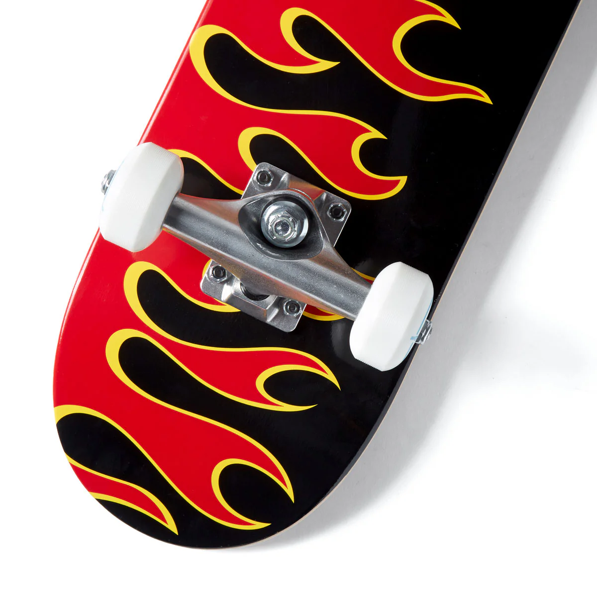 CCS Flames Mini Skateboard Complete - Black/Red - Image 8