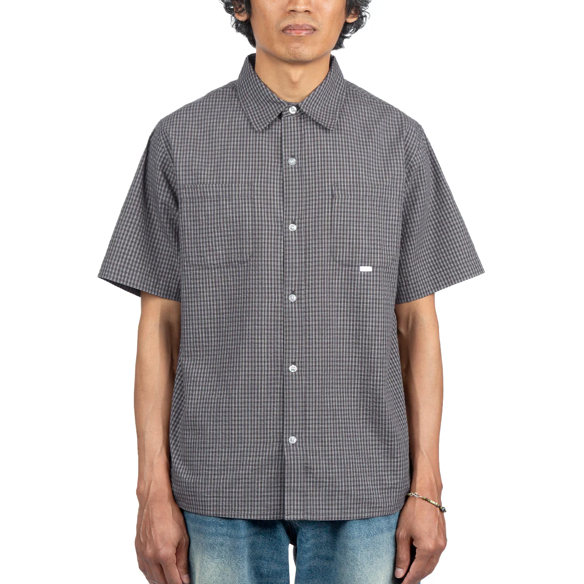 CCS Frankie Shirt - Faded Black Check - Image 2