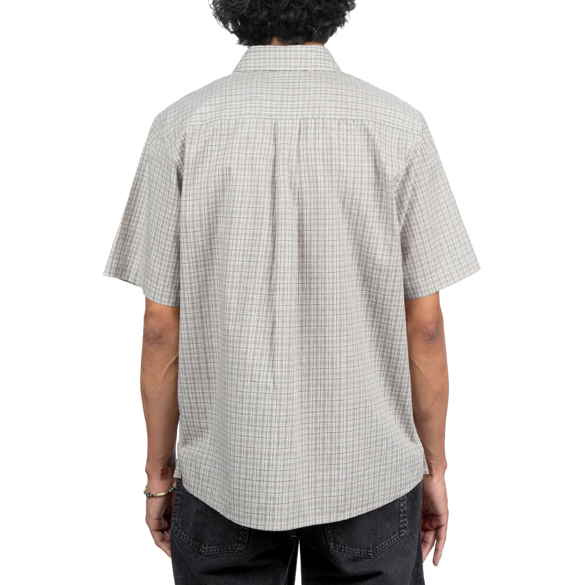 CCS Frankie Shirt - Grey/Green Plaid - Image 4