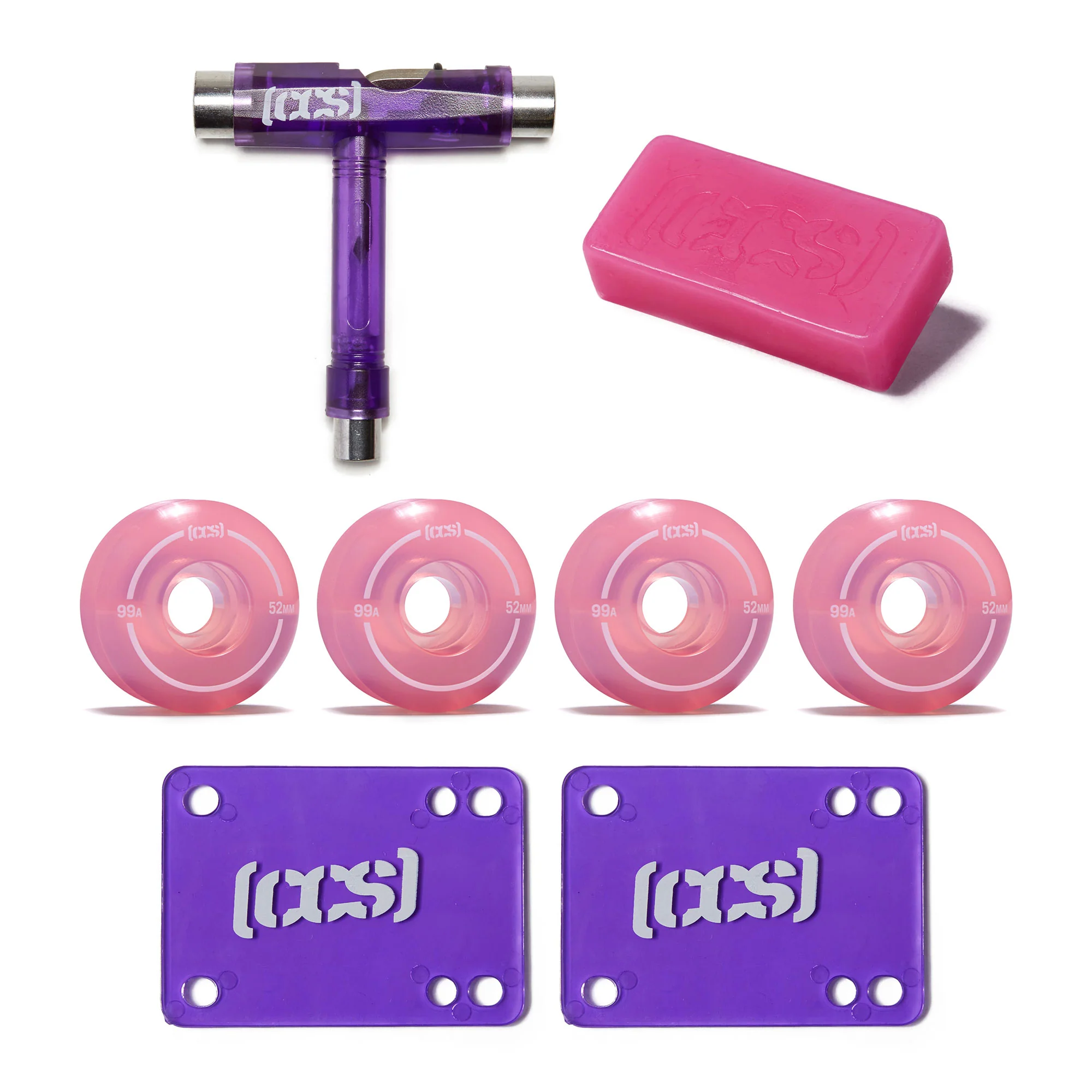 CCS Going Clear Skate Bundle - Pink/Purple