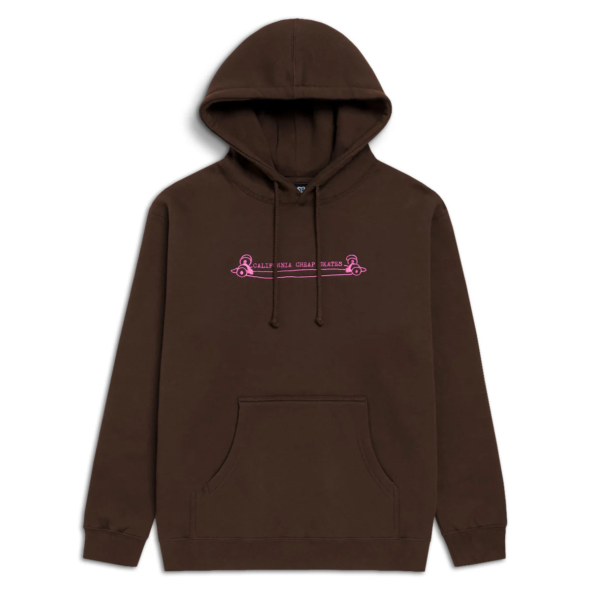 CCS Heritage Cheap Skates Hoodie - Brown/Pink - MD