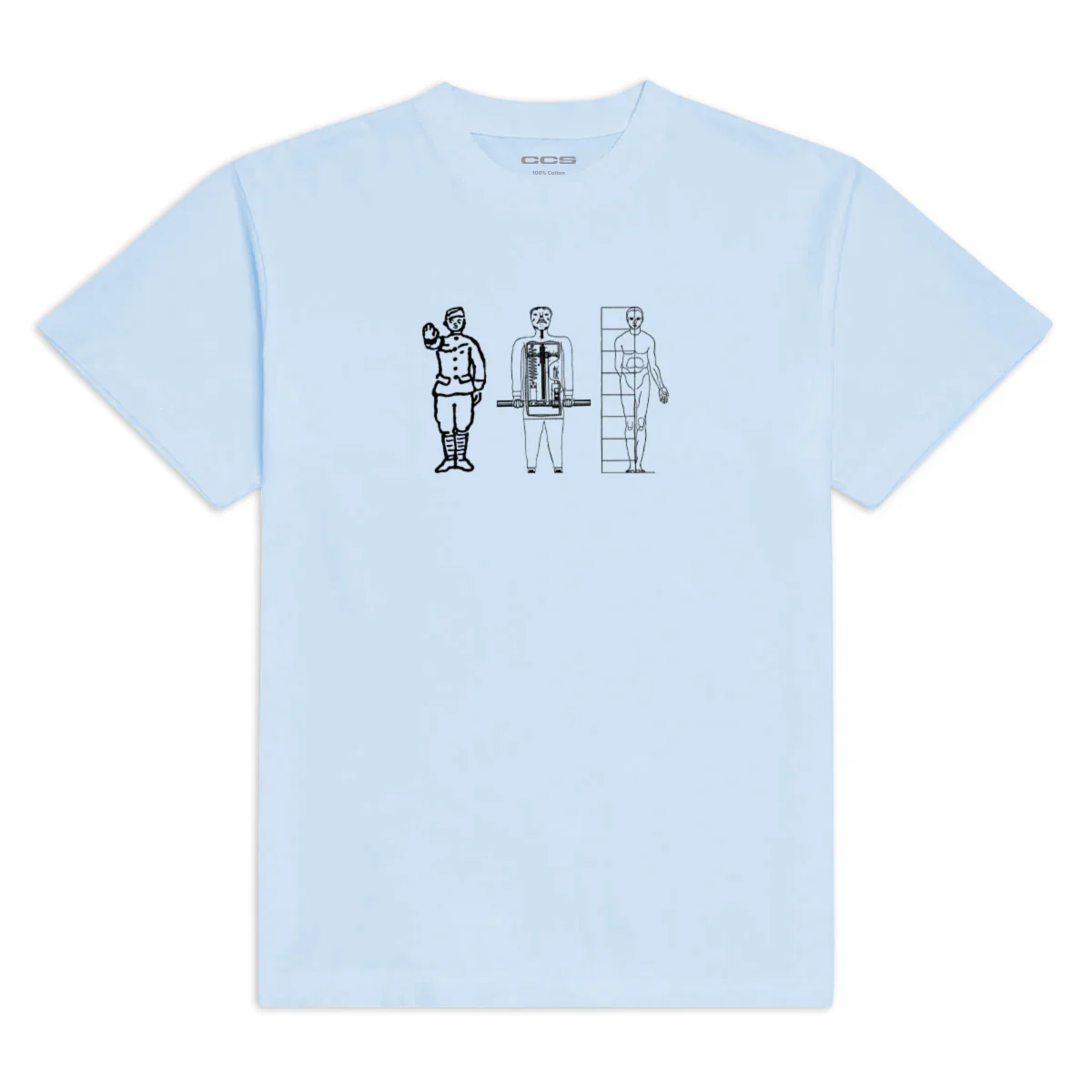 CCS Human Condition T-Shirt - Light Blue