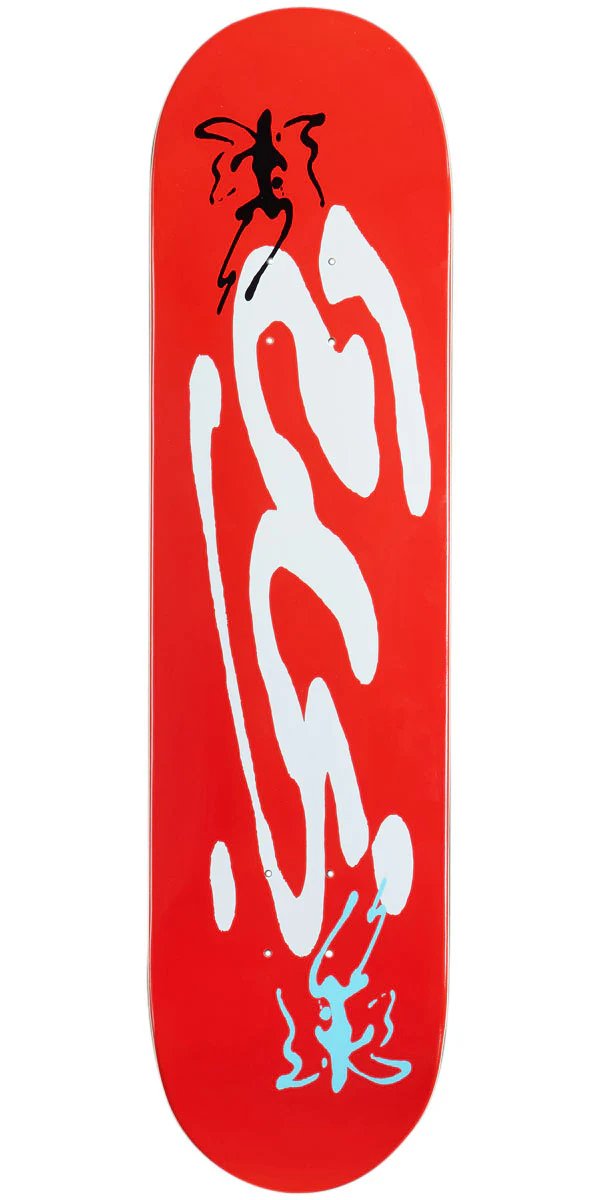 CCS Ink Blot Logo Skateboard Deck - Red - 7.50"