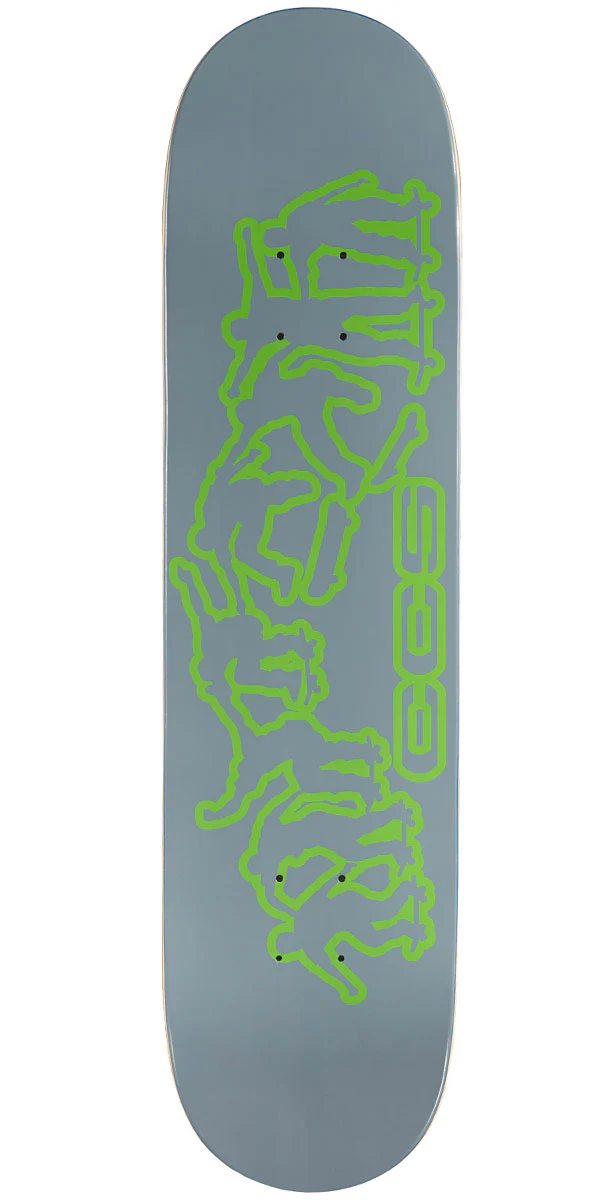 CCS Kickflip 2000 Skateboard Deck - Grey - 7.75"