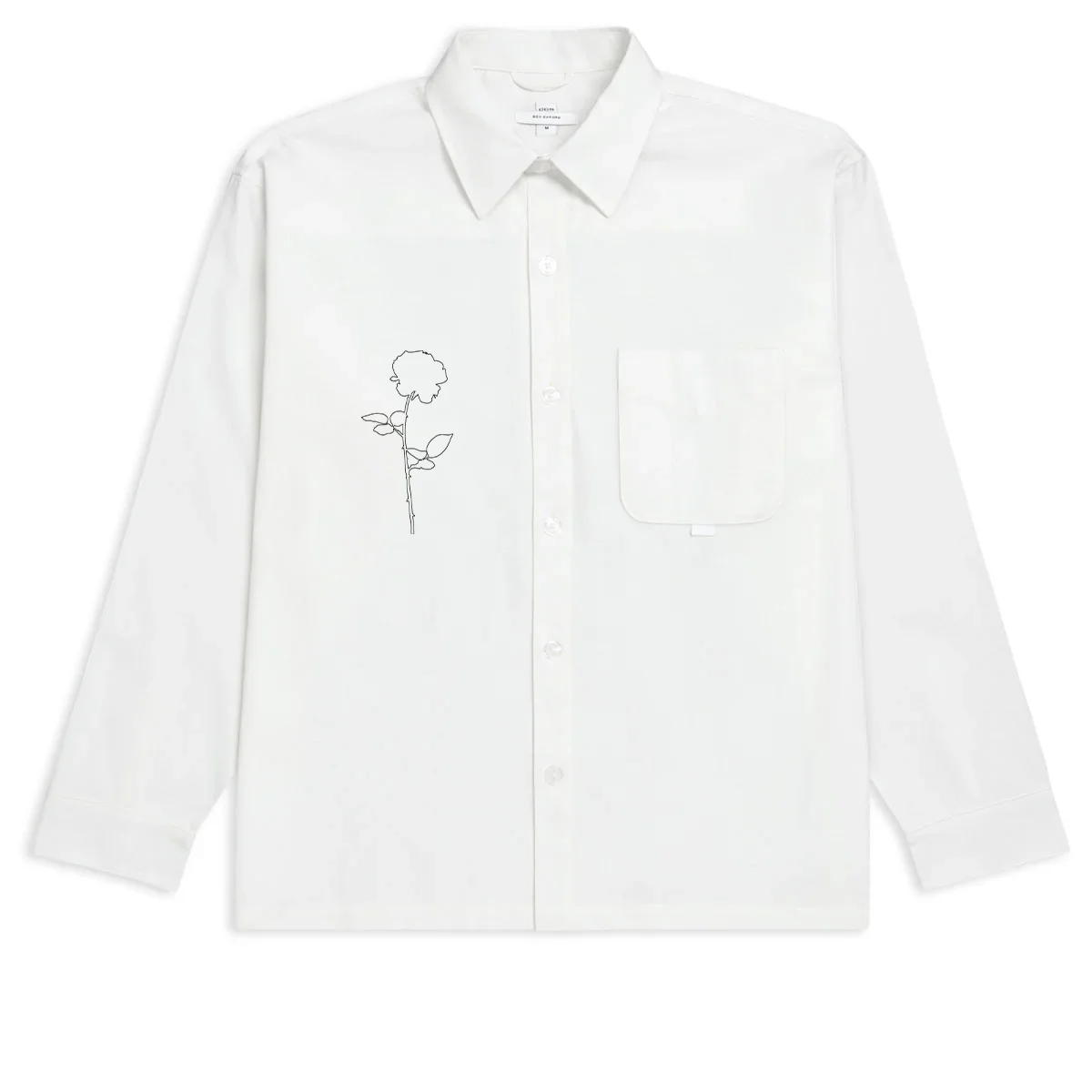 CCS Kiss From A Rose Box Oxford Shirt - White - XS