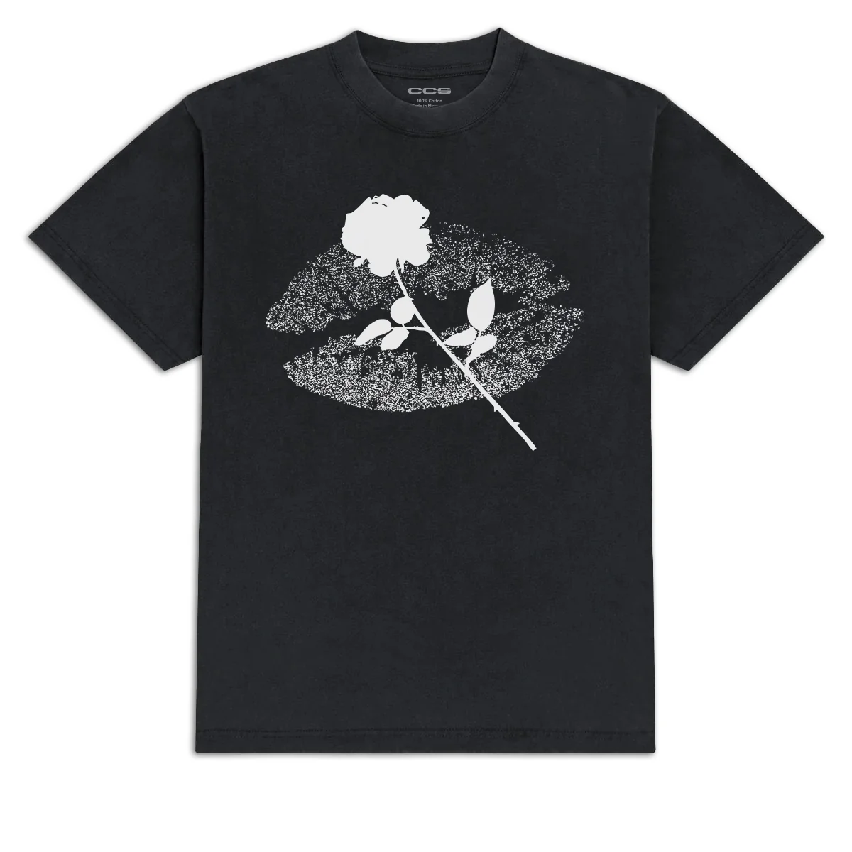 CCS Kiss From A Rose T-Shirt - Vintage Black - LG