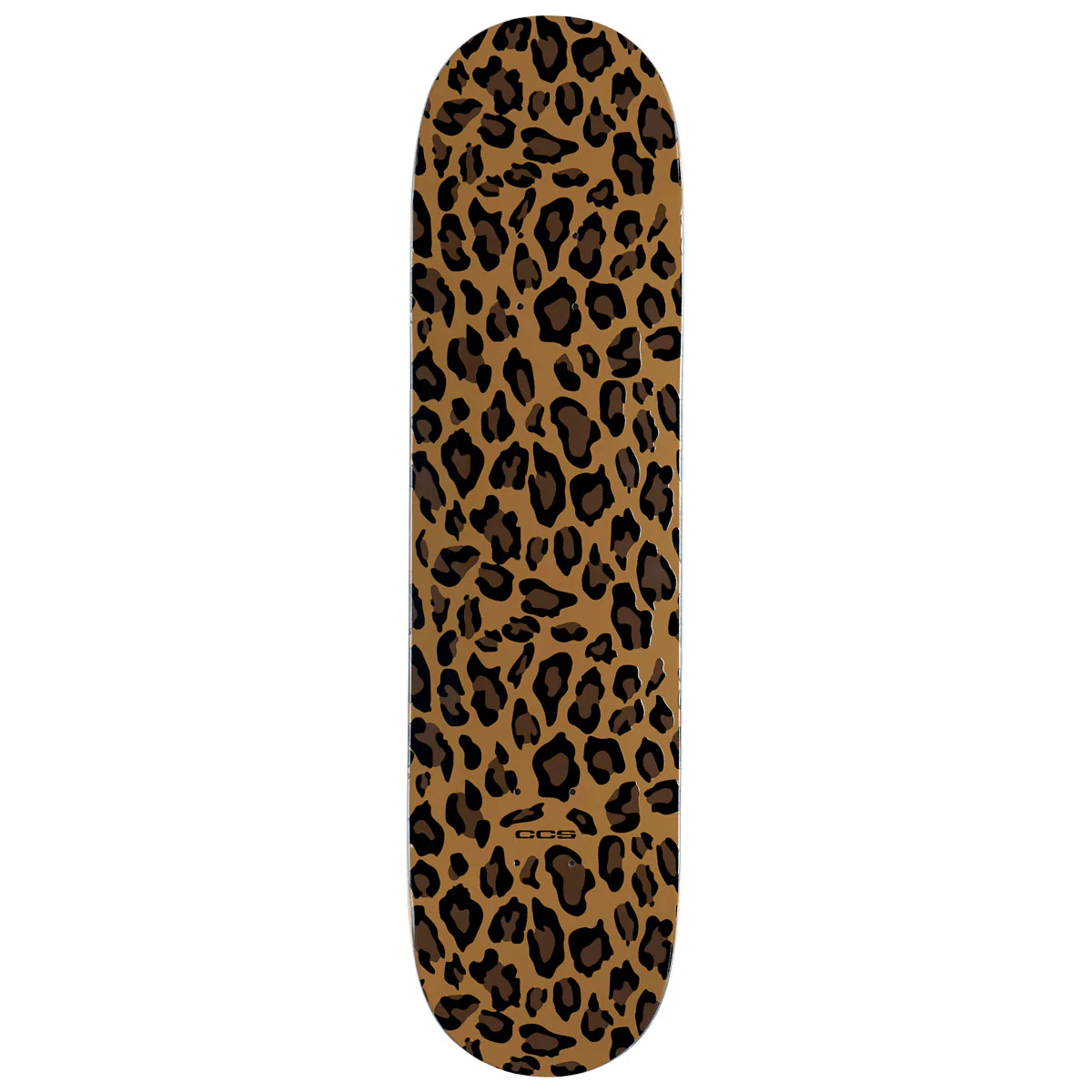 CCS Leopard Embossed Skateboard Deck - Brown - Image 2
