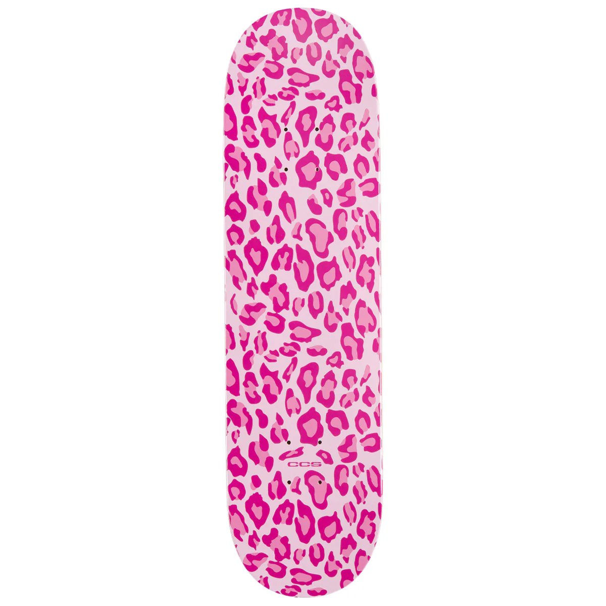 CCS Leopard Embossed Skateboard Deck - Pink - Image 2