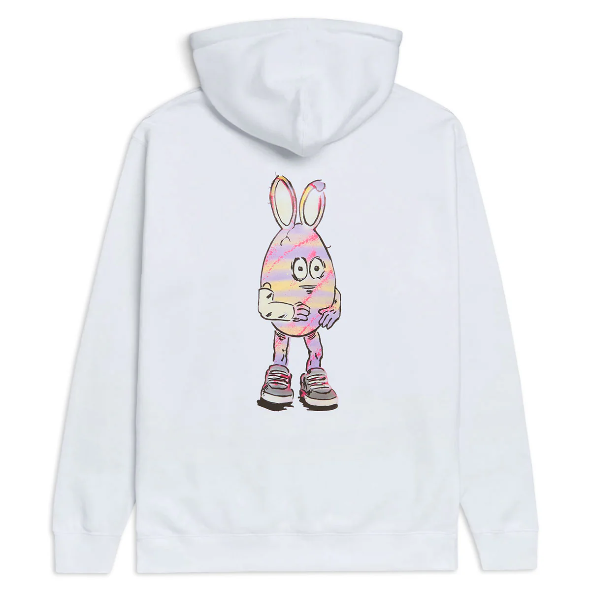 CCS Live x Heroin 420 Egg Hoodie - White