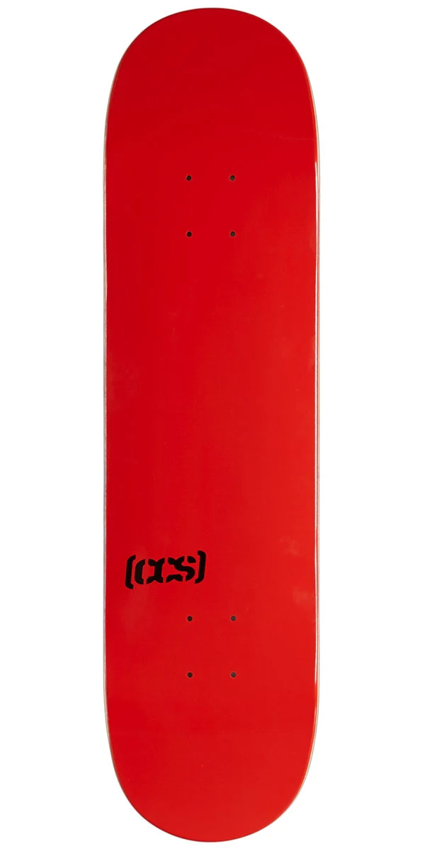 CCS Logo Skateboard Deck - Red - 8.125"