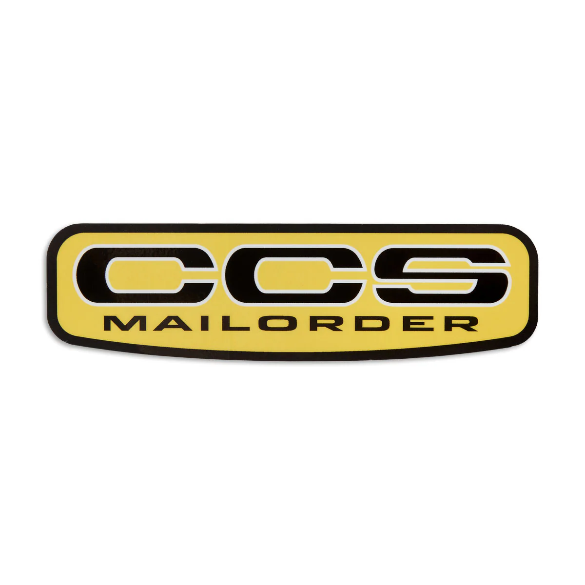 CCS Mailorder Sticker - Yellow - 4.5"