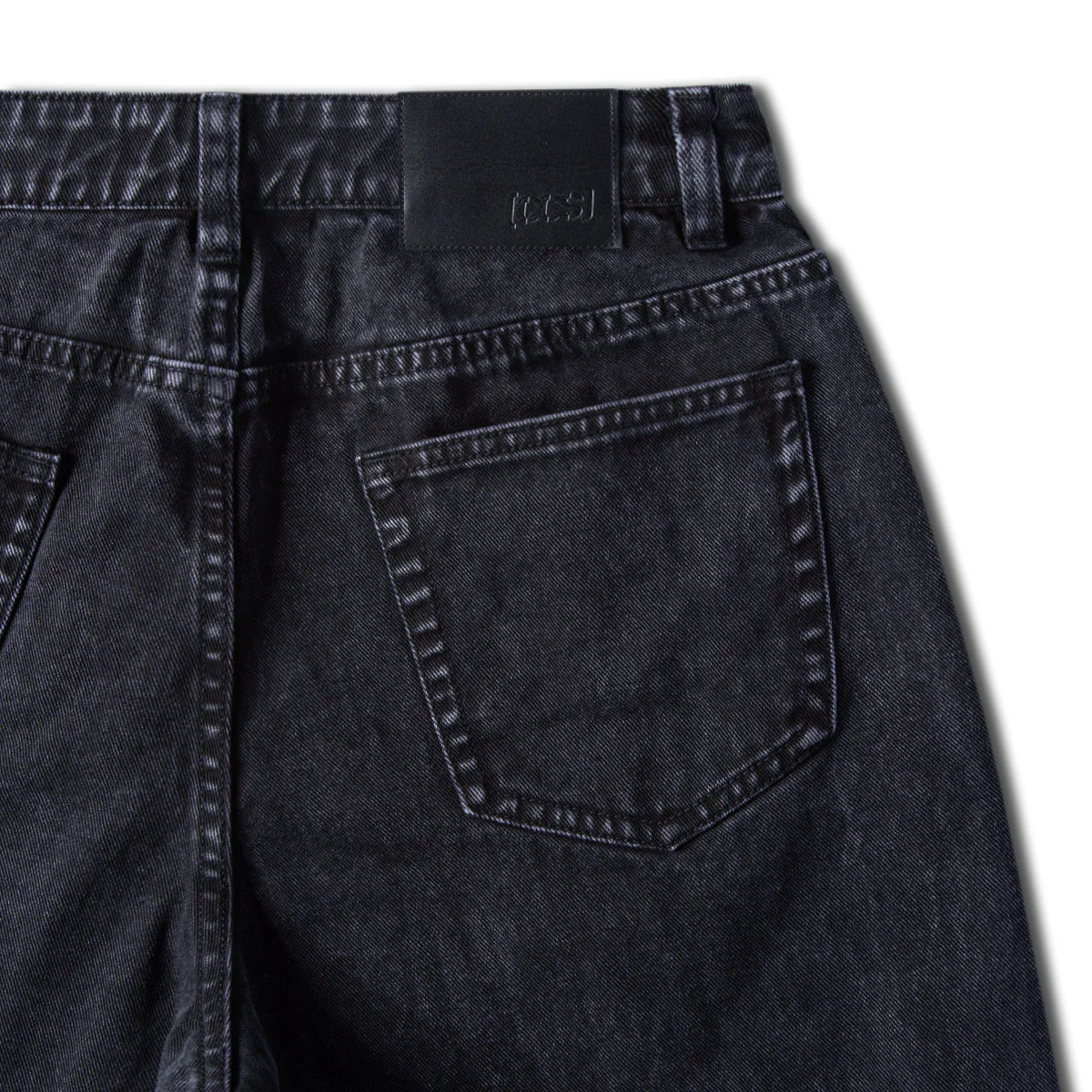CCS Original Relaxed Denim Jeans - Acid Wash Black - Image 6
