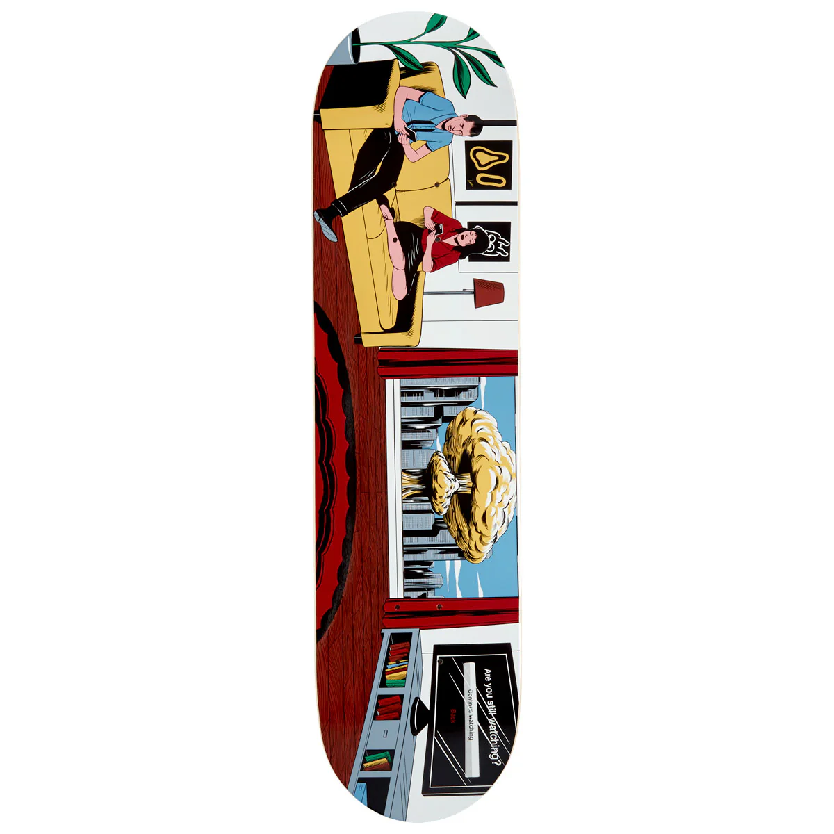 CCS Screen Time Still Watching Skateboard Deck - 8.375"