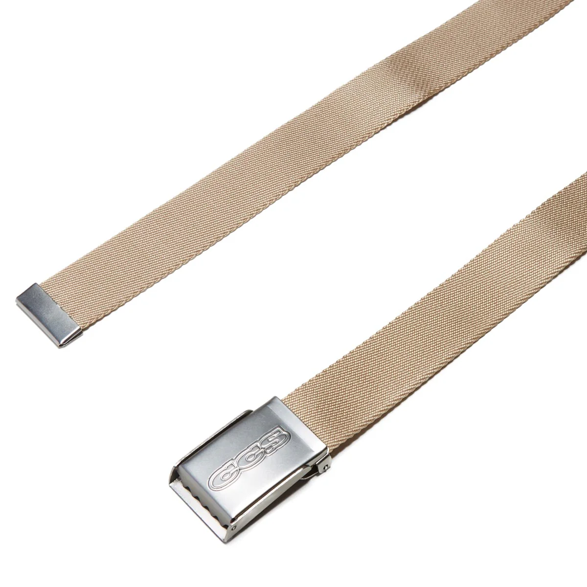 CCS Silver 96 Logo Web Belt - Tan - Image 2
