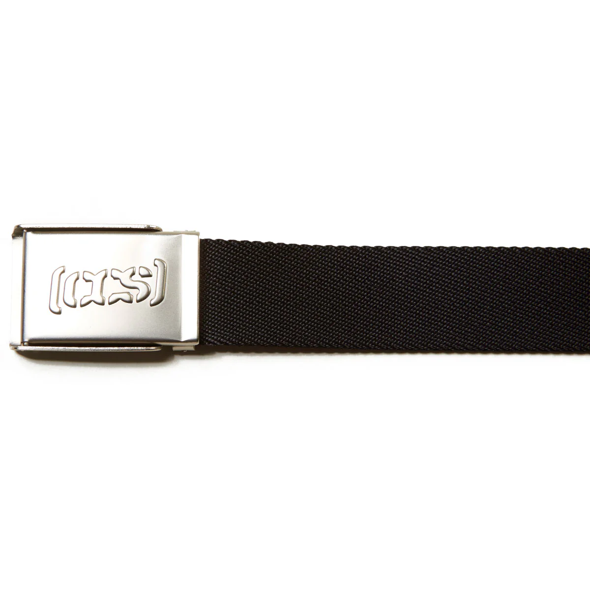 CCS Silver Logo Buckle Belt - Black - Image 3