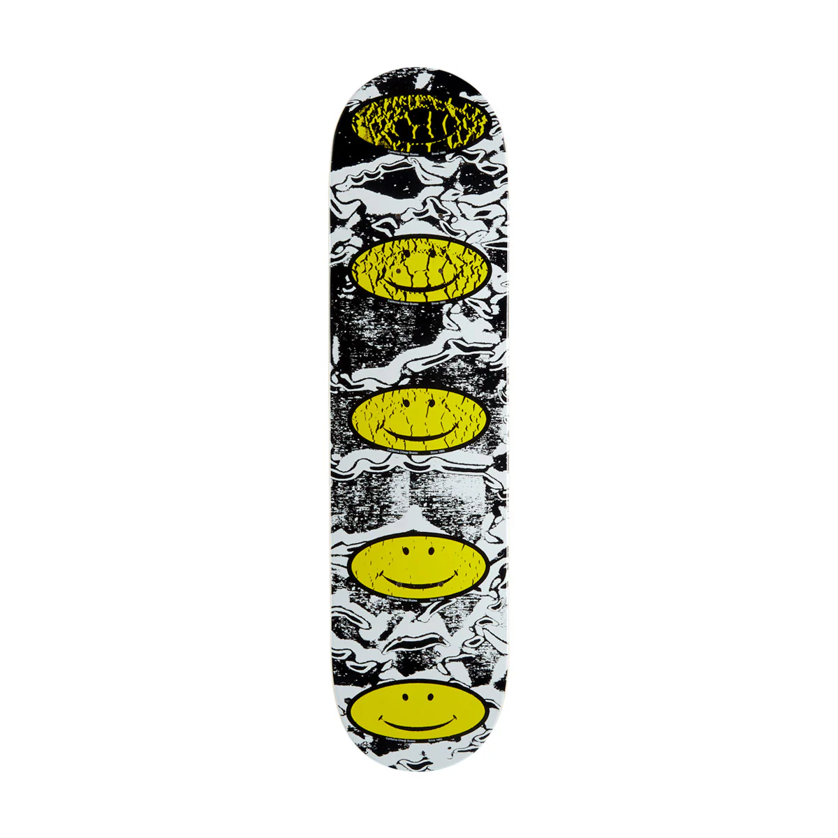 CCS Smile Decay Mini Skateboard Deck - Black