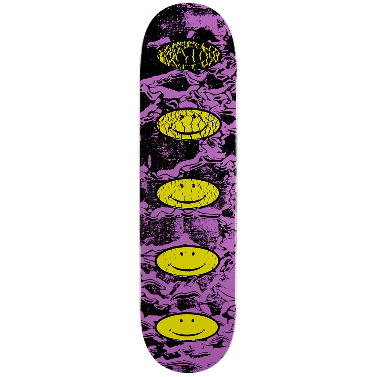 CCS Smile Decay Skateboard Deck - Purple - 7.50"