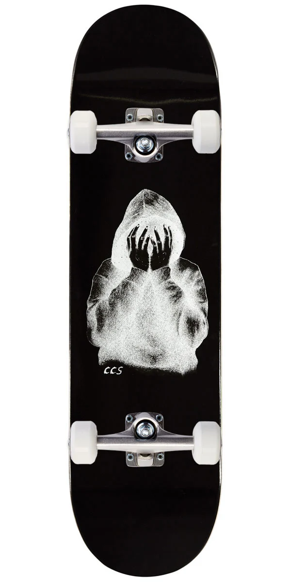 CCS Smile on The Surface Skateboard Complete - Black - 8.00"