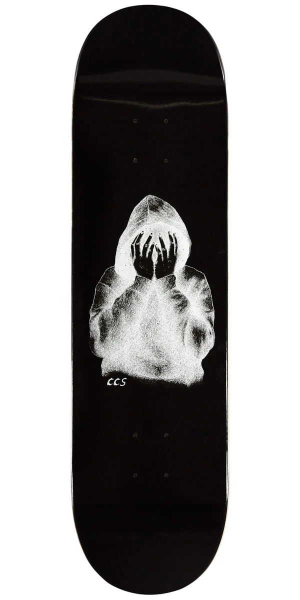 CCS Smile on The Surface Skateboard Deck - Black - 8.38"