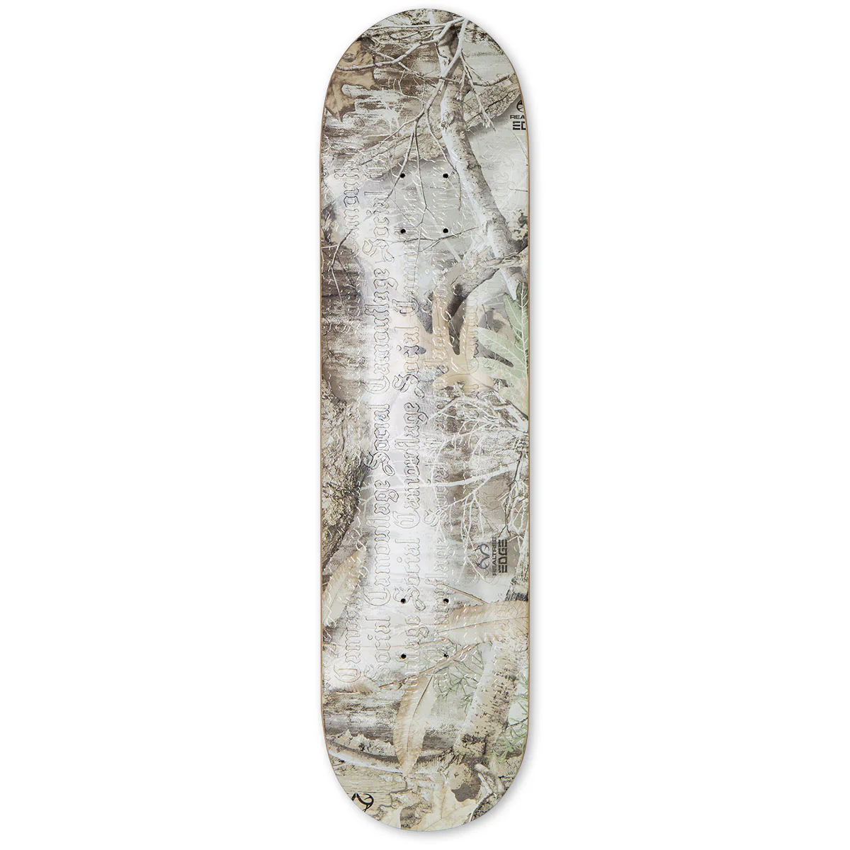 CCS Social Camouflage Embossed Skateboard Deck - Realtree Edge - 8.00"