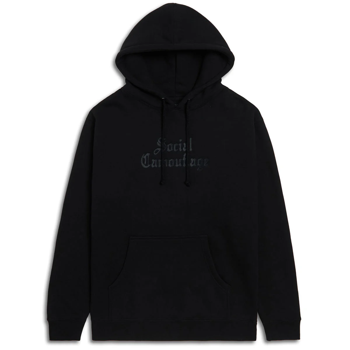 CCS Social Camouflage Embroidered Hoodie - Black