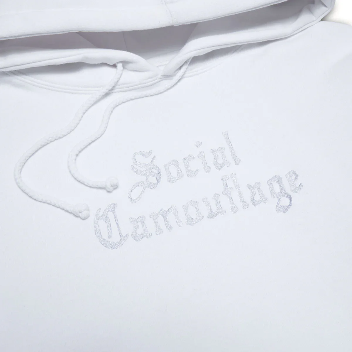 CCS Social Camouflage Embroidered Hoodie - White - Image 2