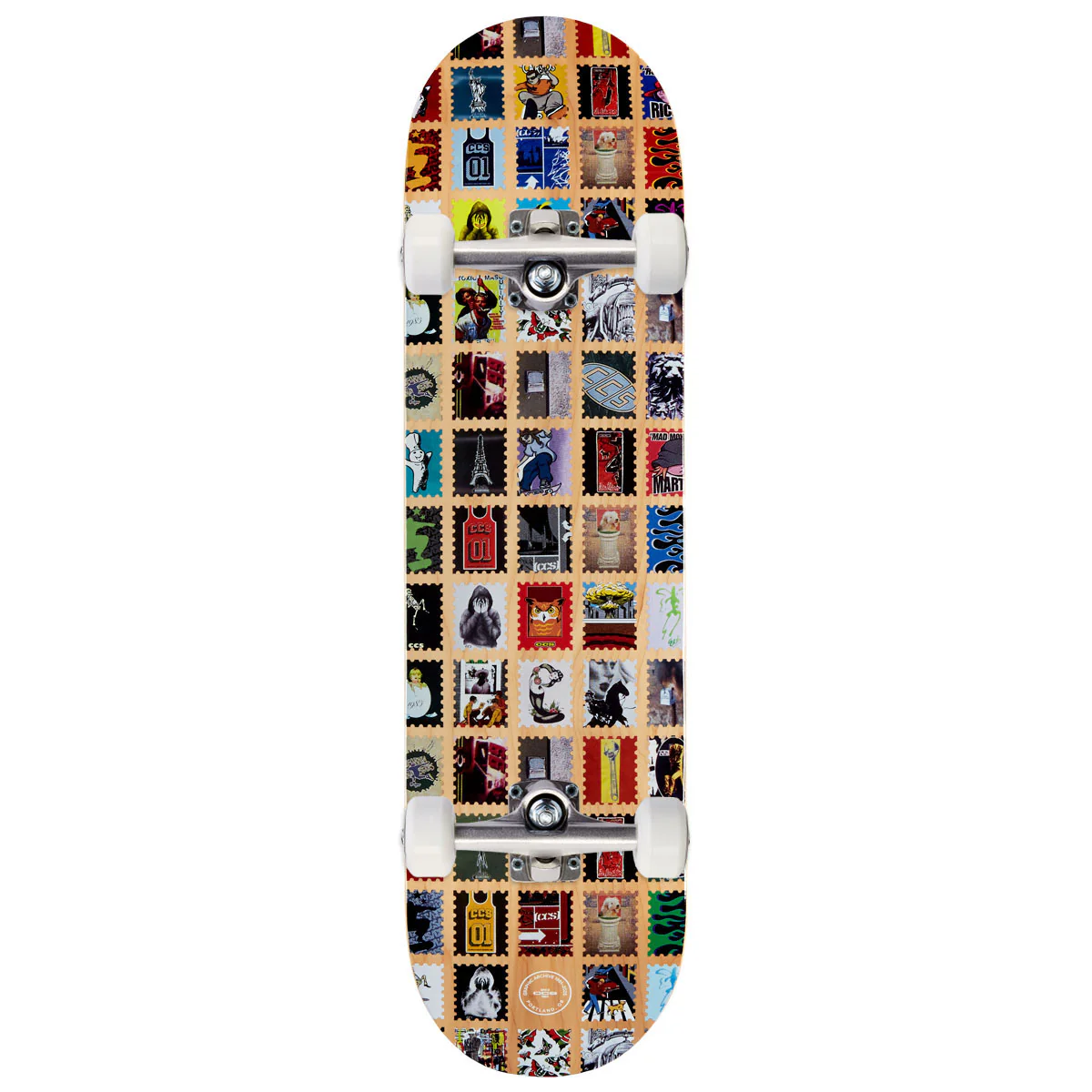 CCS Stamp Archive Skateboard Complete - Multi - 8.50"