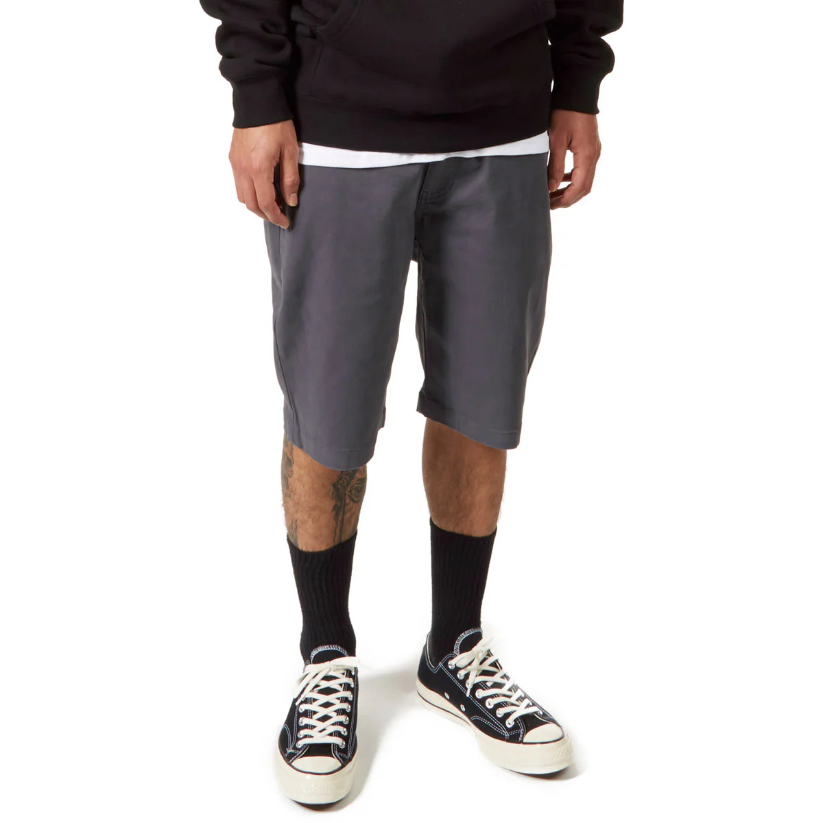 CCS Stretch Chino Shorts - Grey - Image 2