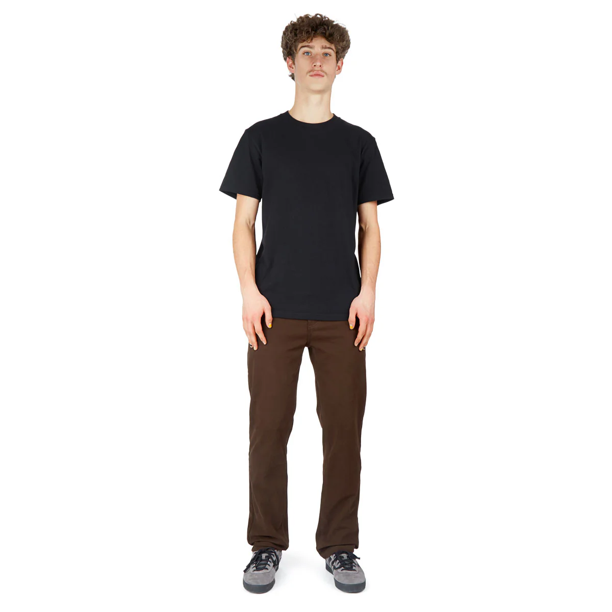 CCS Slim Stretch Chino Pants - Brown - Image 3
