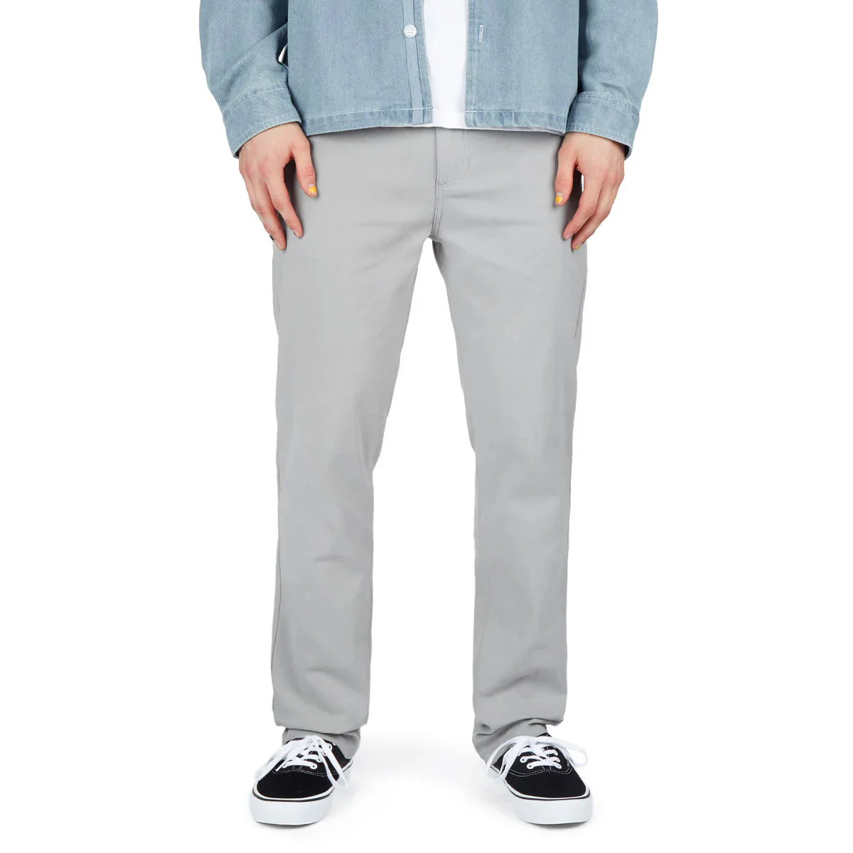 CCS Slim Stretch Chino Pants - Dove Grey