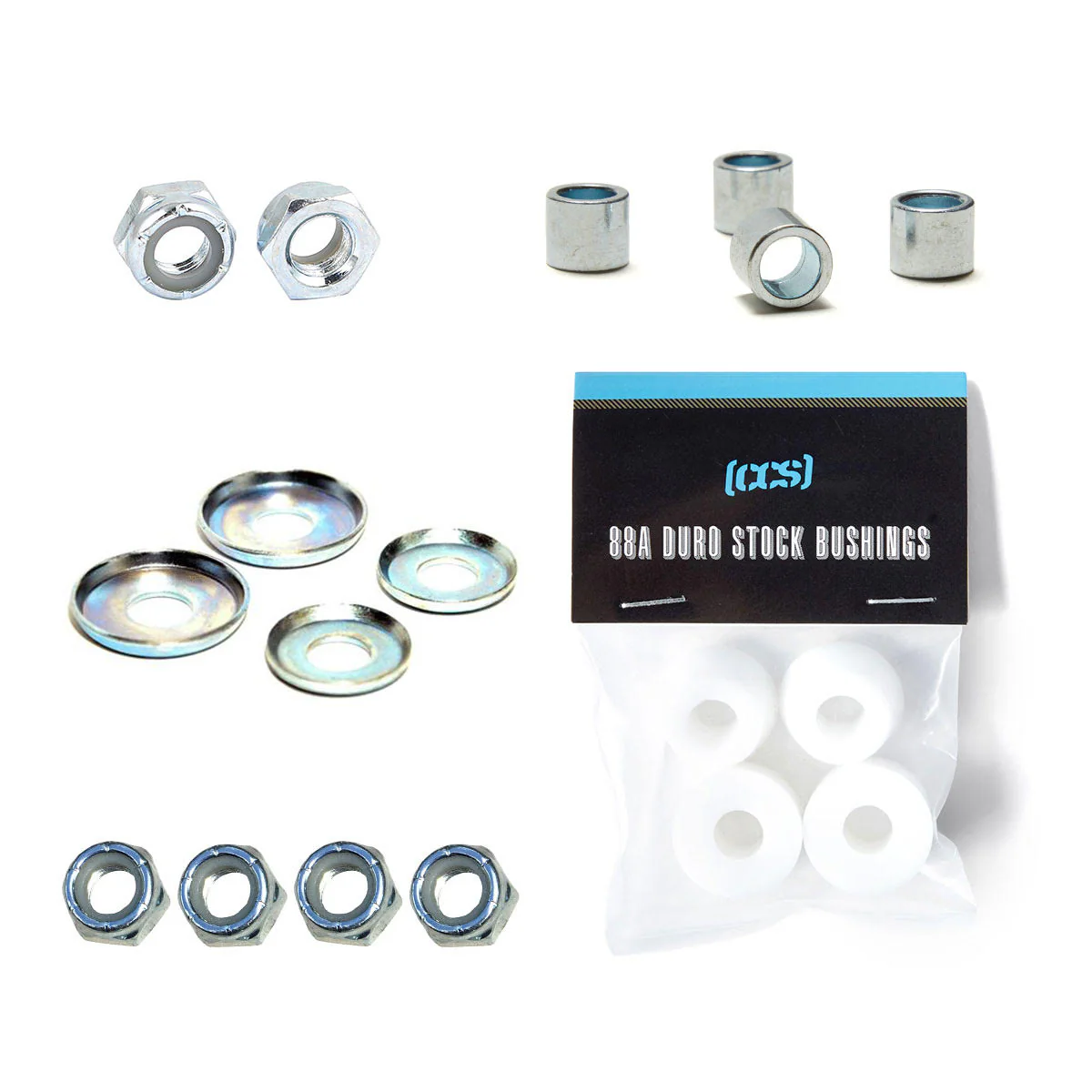 CCS Stock Bushings Parts Kit - White - 88a