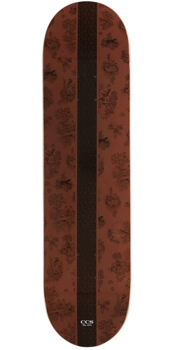 CCS Toile Skateboard Deck - Brown Root - 8.00"