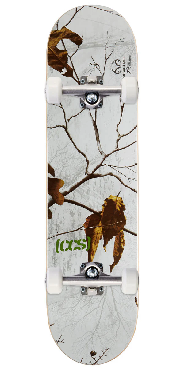 CCS x Realtree Logo Skateboard Complete - Snow - 8.25"
