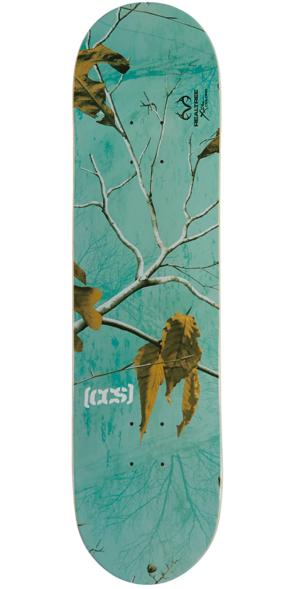 CCS x Realtree Logo Skateboard Deck - Sea Glass - 8.00"