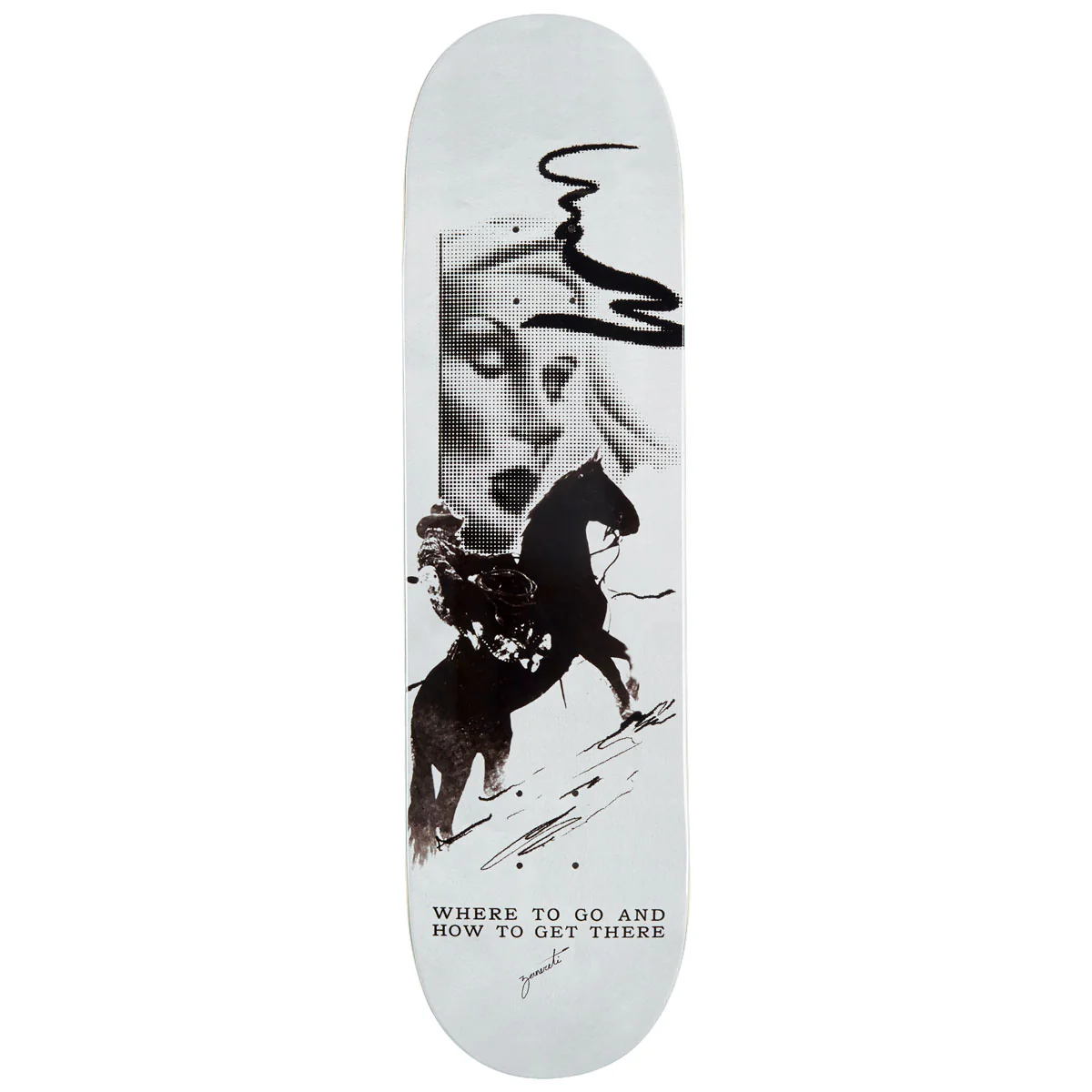 CCS x Zanereti Where To Go Skateboard Deck - 8.25"