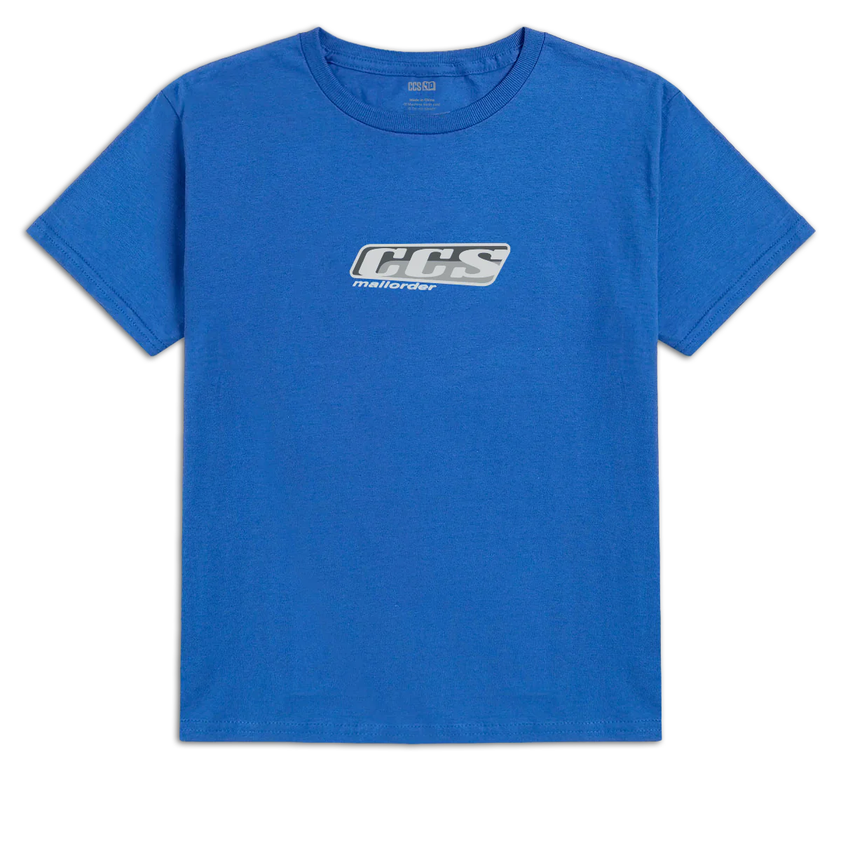 CCS Youth Snow Logo T-Shirt - Blue