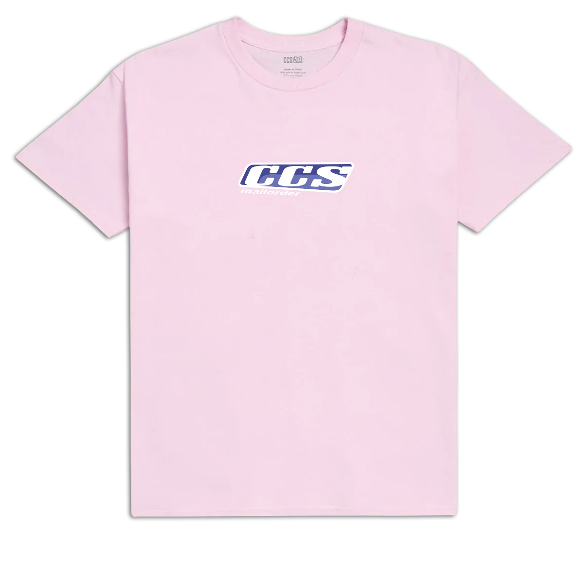 CCS Youth Snow Logo T-Shirt - Pink - YLG