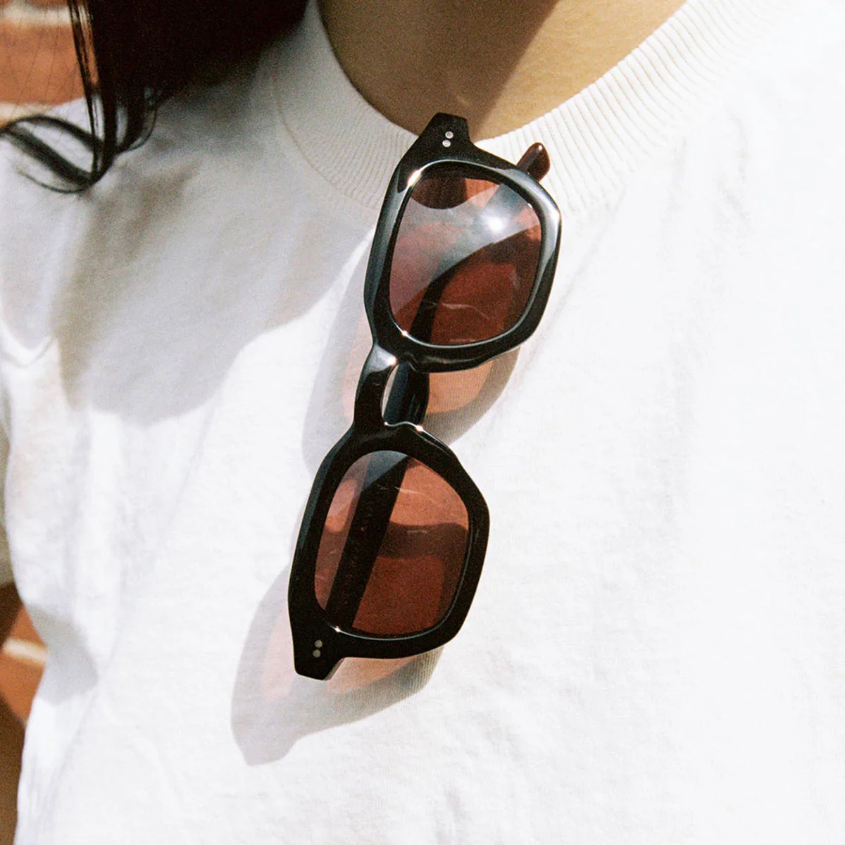 Crap Eyewear The No Wave Sunglasses - Licorice Bio/Rosewood - Image 5