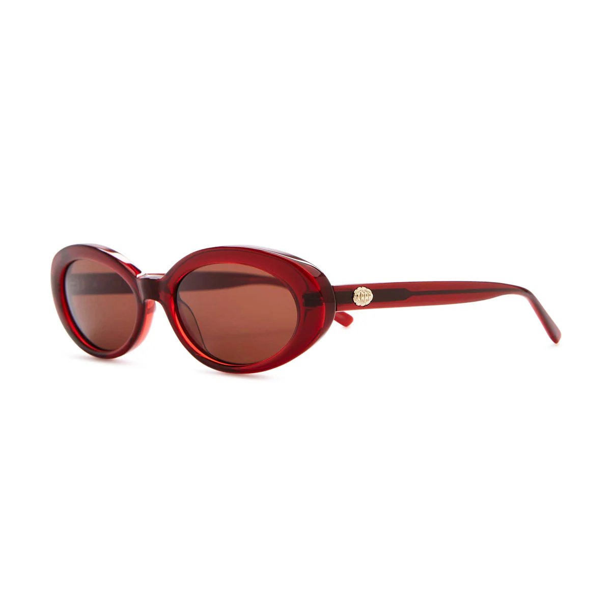 Crap Eyewear The Sweet Leaf Sunglasses - Crystal Black Cherry Bio/Amber - Image 2