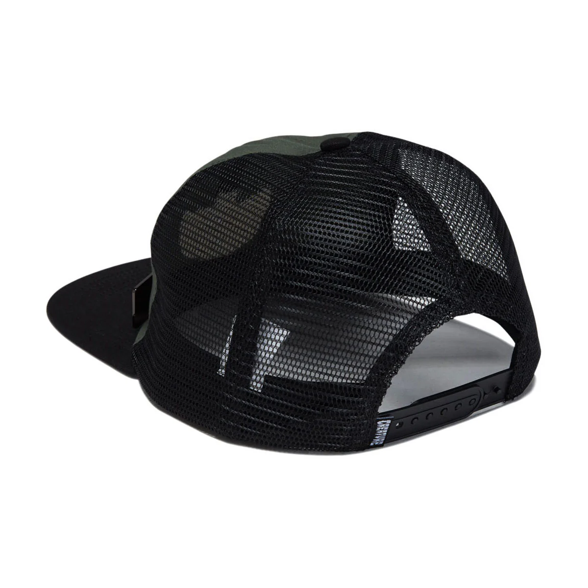 Creature Gravette Hippie Skull 20th Snapback Hat - Green/Black - Image 2