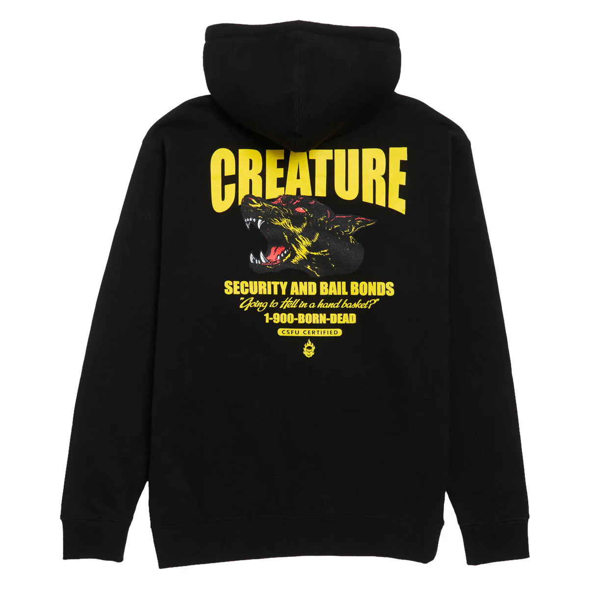Creature Security Service Zip Hoodie - Black - Image 2