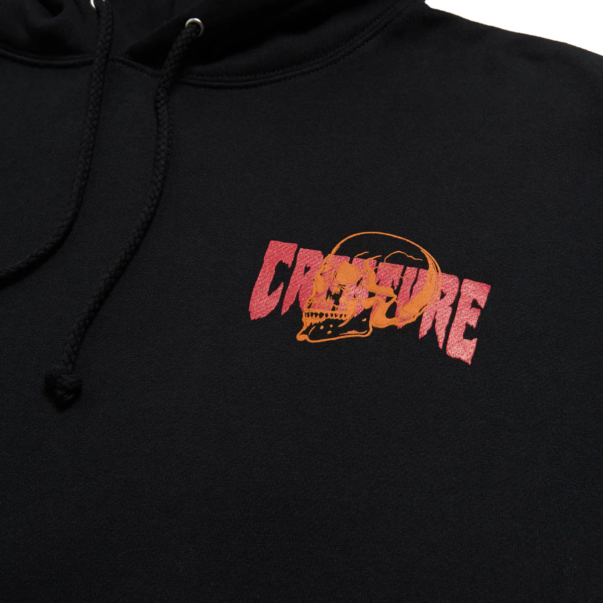 Creature Spiral Skull Hoodie - Black - Image 3