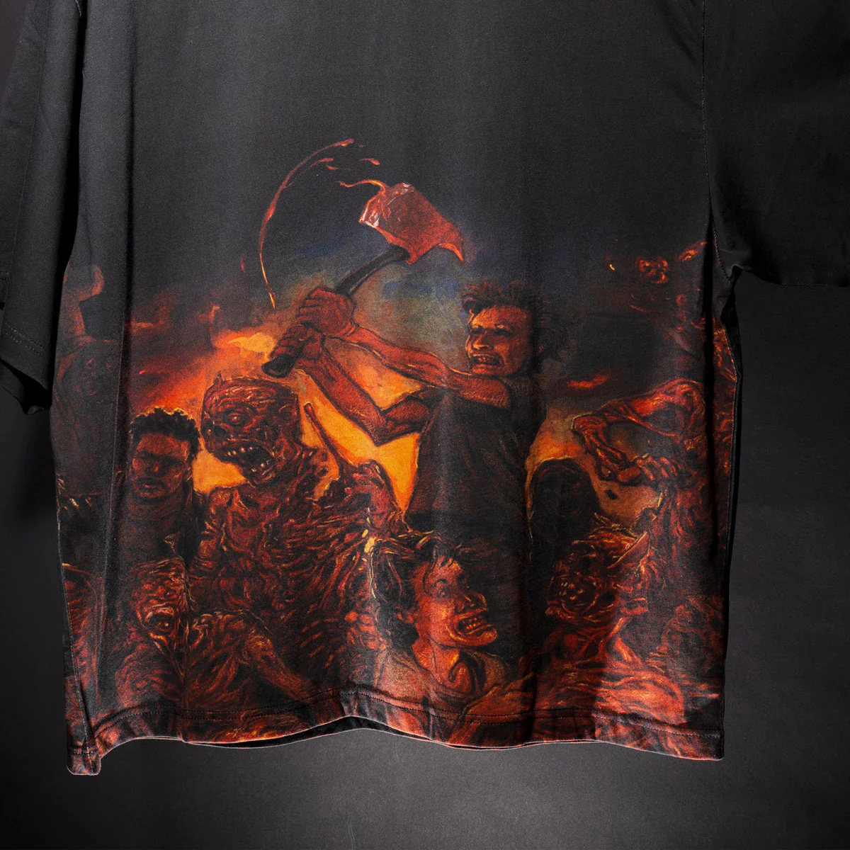 Creature x Cannibal Corpse Ringer T-Shirt - Black - Image 4
