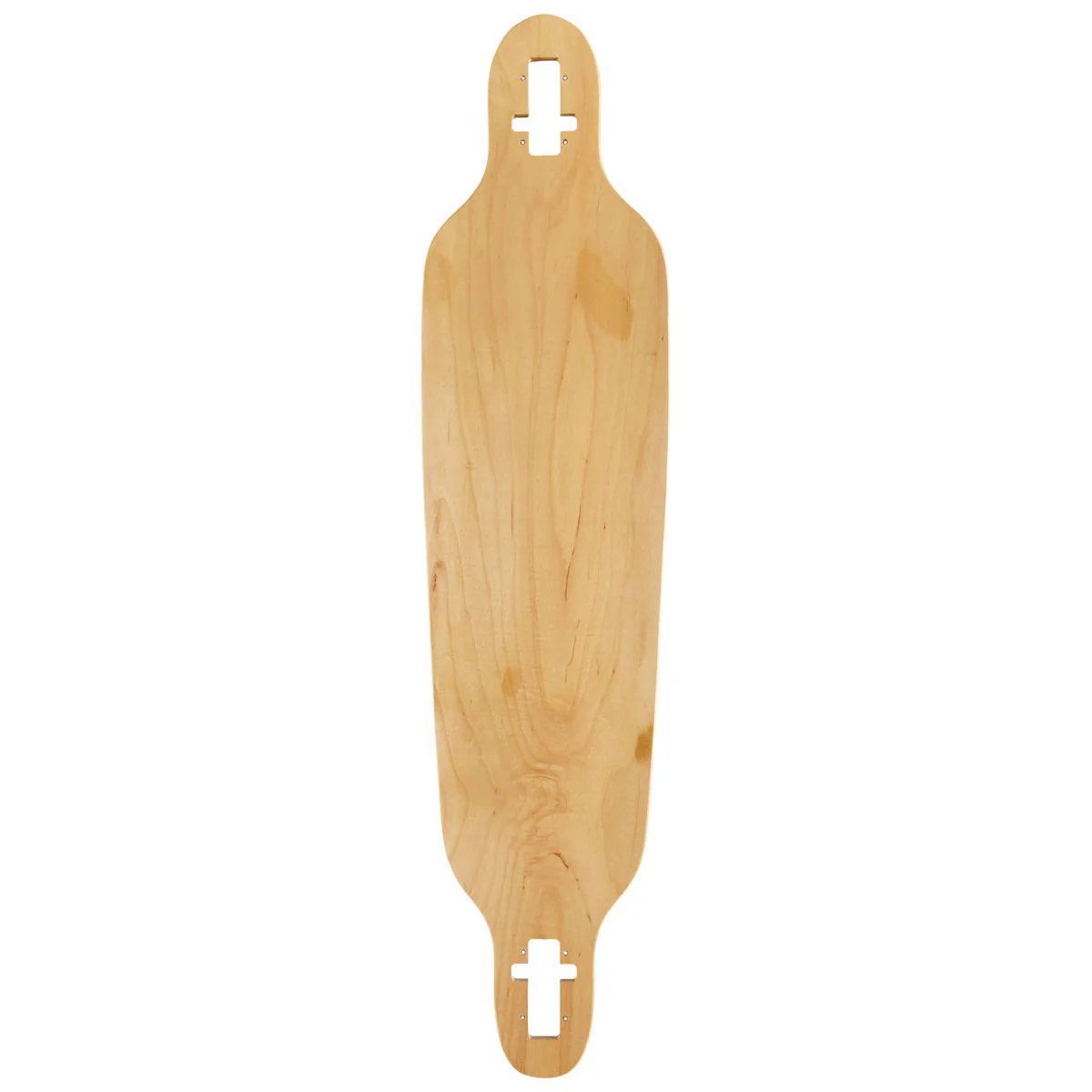 Daddies Race Car Foil Drop Thru Longboard Deck - Silver Foil/Red - Image 2