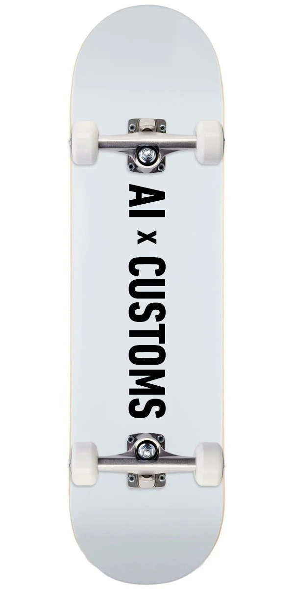 DALL-E AI Generated Skateboard Complete - 7.75"