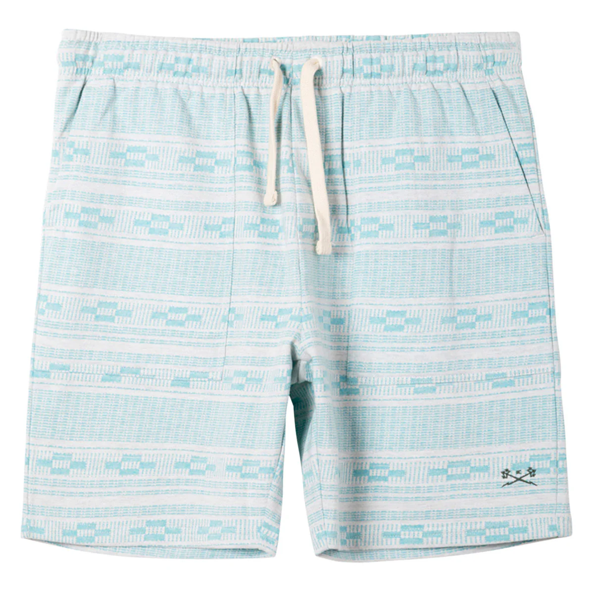 Dark Seas Cyrus Shorts - White/Blue