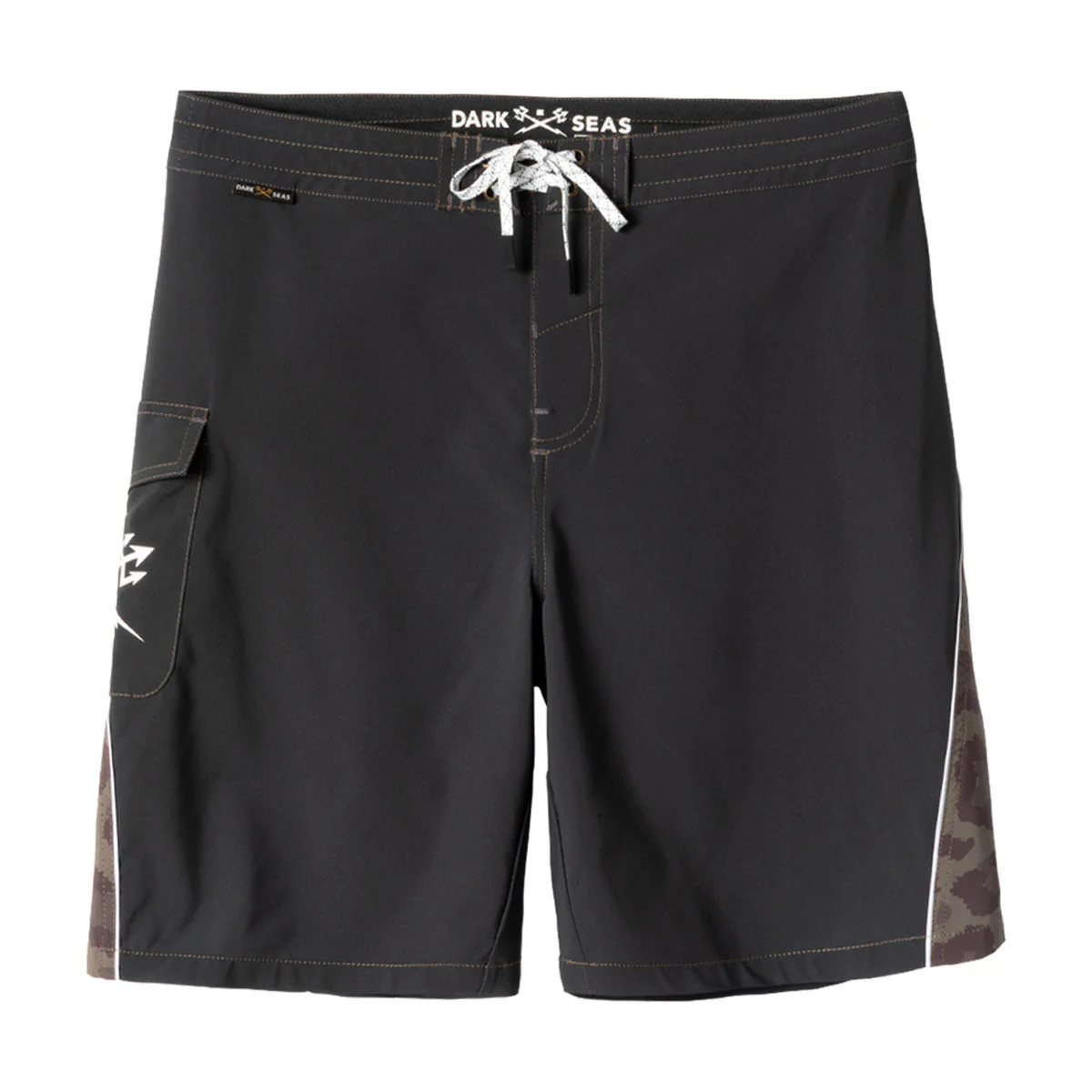 Dark Seas Time Warp Boardshorts - Black Camo
