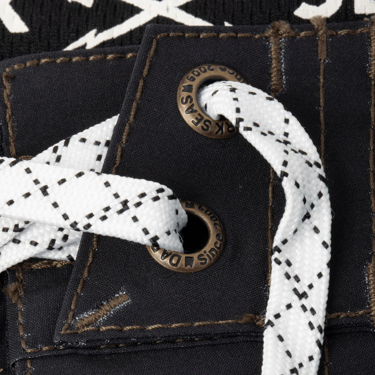 Dark Seas Time Warp Boardshorts - Black Camo - Image 5