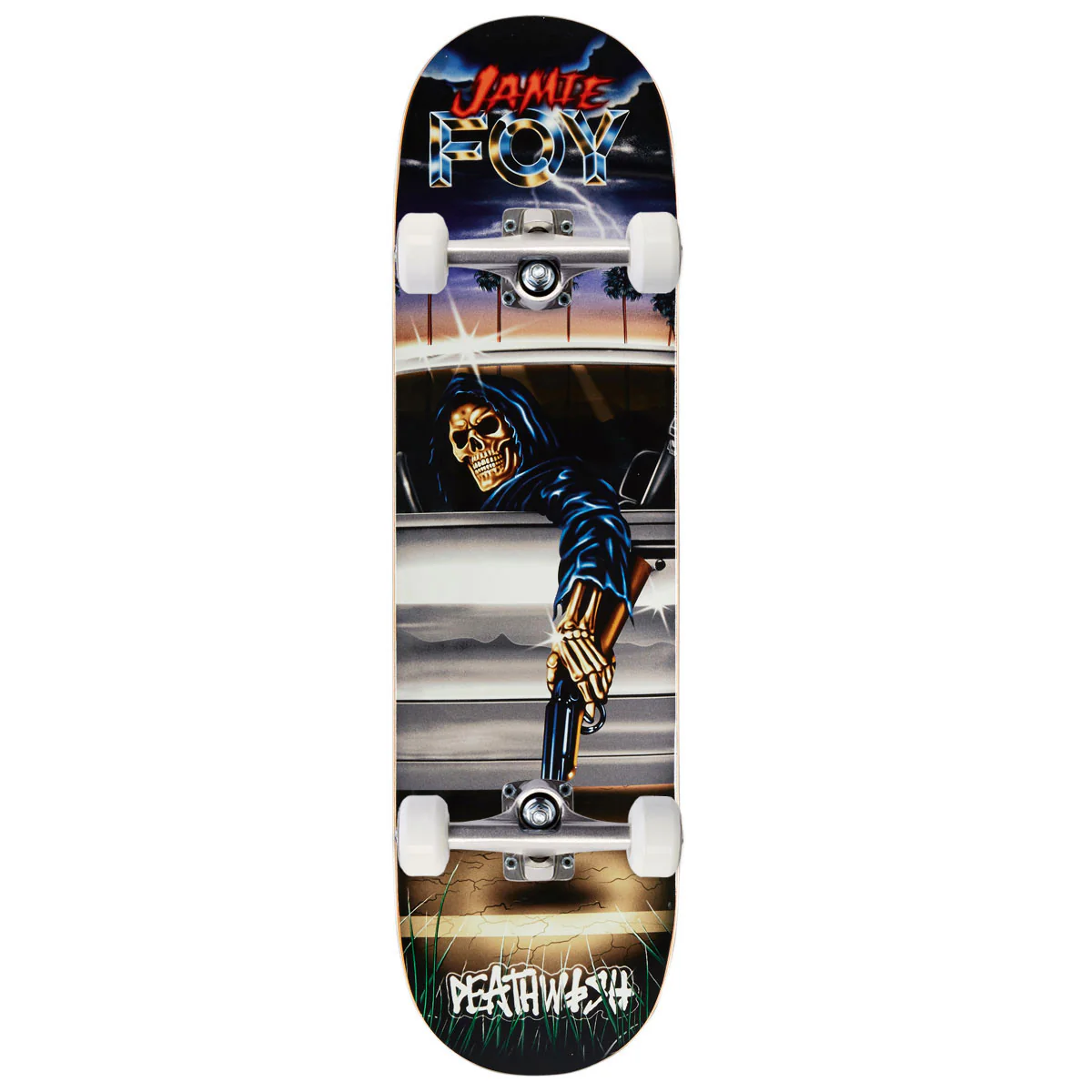 Deathwish Jamie Foy Samborgini Reaper Skateboard Complete - 8.25"